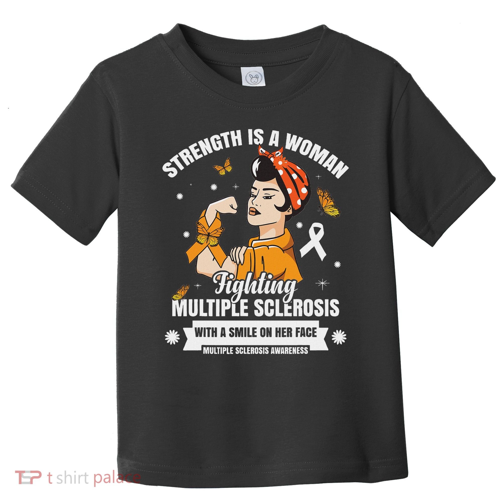 Multiple Sclerosis Warrior Fighting Ms Women Toddler T-Shirt