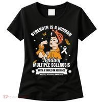 Multiple Sclerosis Warrior Fighting Ms Women Women's T-Shirt thumb 0