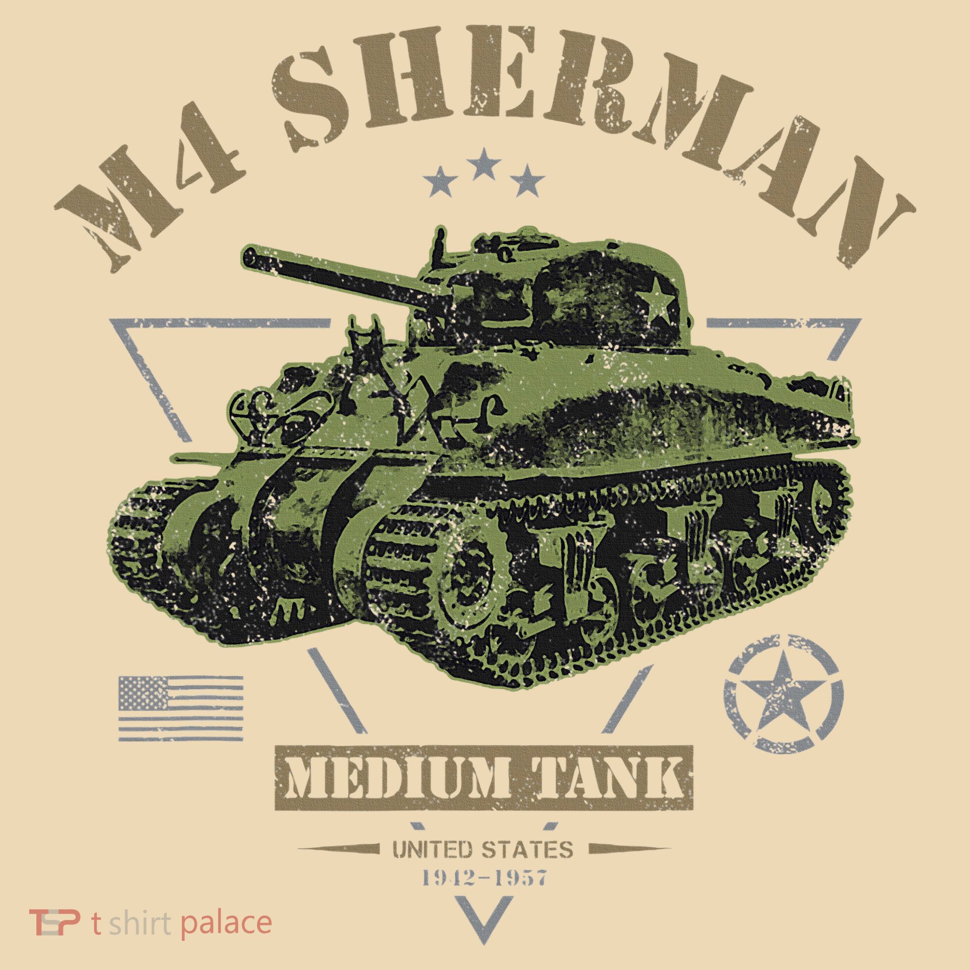 M4 Sherman Ww2 Tank Tote Bag