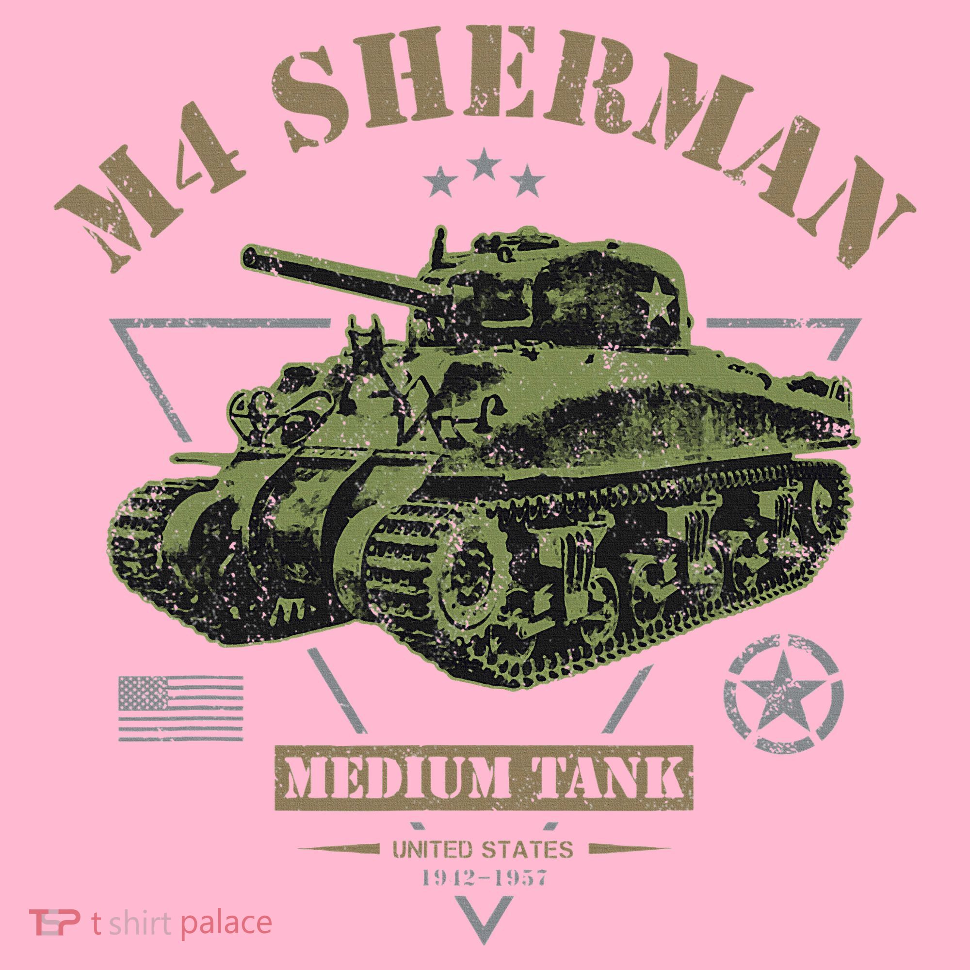 M4 Sherman Ww2 Tank Coaster