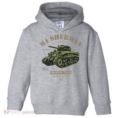 M4 Sherman Ww2 Tank Toddler Hoodie