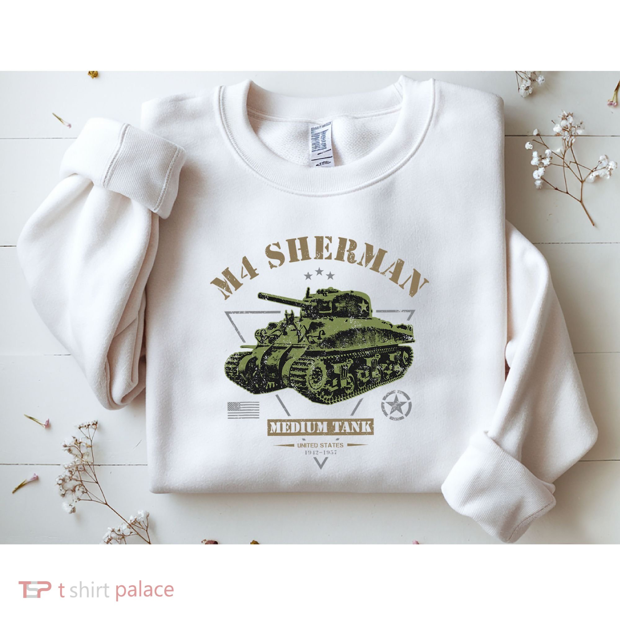 M4 Sherman Ww2 Tank Sweatshirt