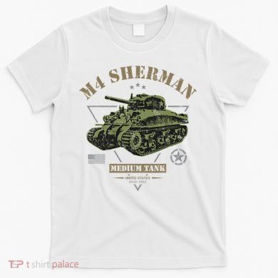 M4 Sherman Ww2 Tank T-Shirt