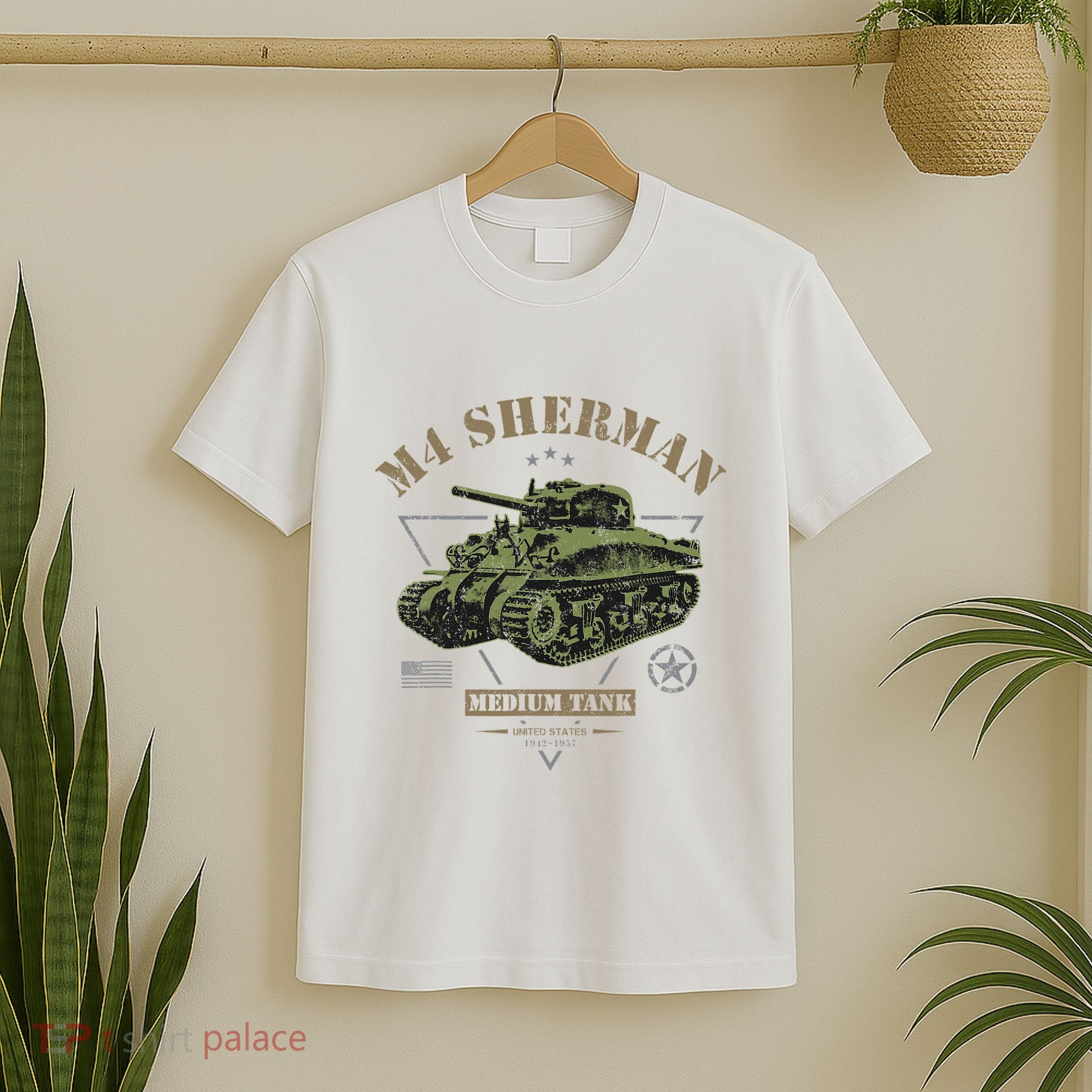 M4 Sherman Ww2 Tank T-Shirt