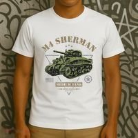 M4 Sherman Ww2 Tank T-Shirt thumb 3