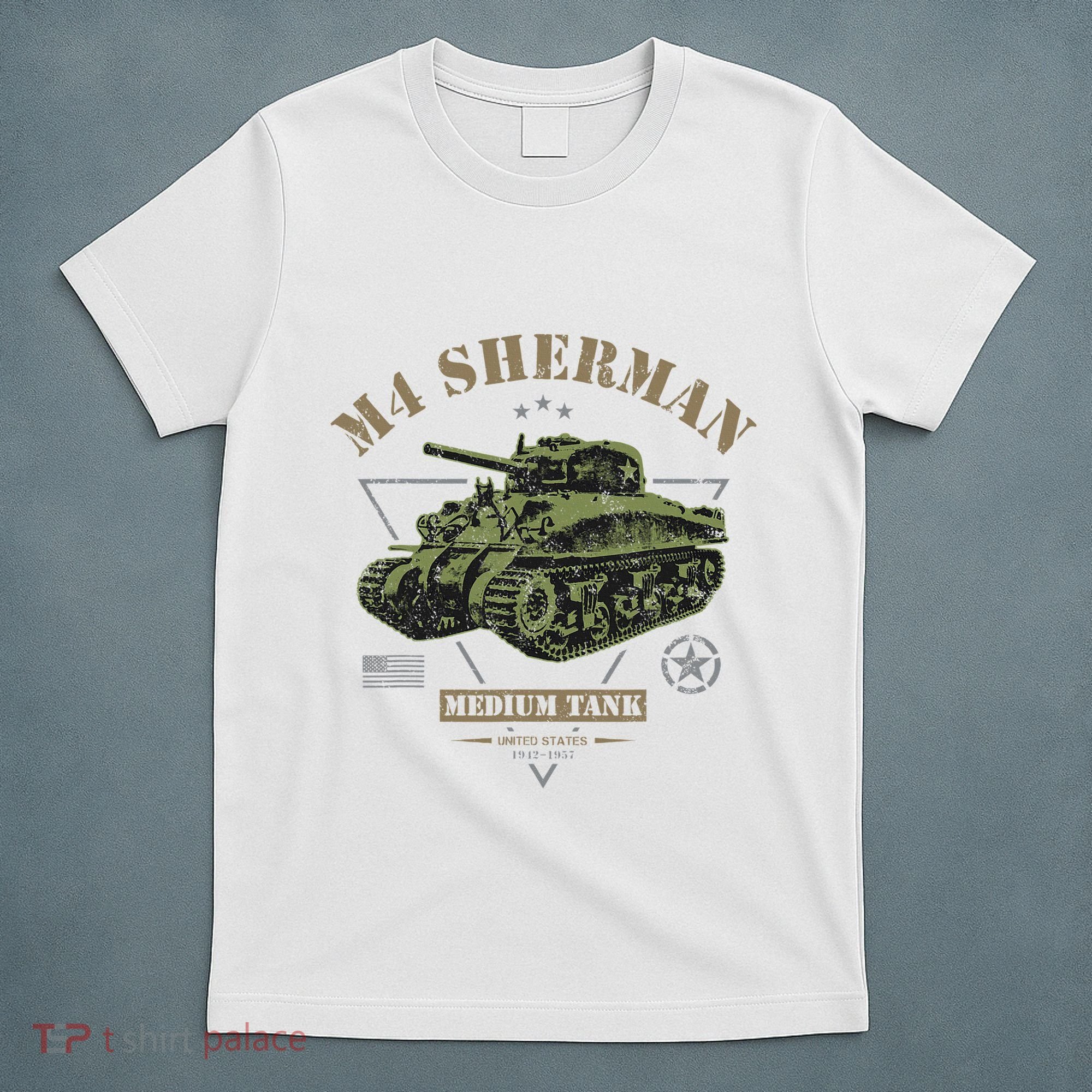 M4 Sherman Ww2 Tank T-Shirt