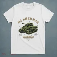 M4 Sherman Ww2 Tank T-Shirt thumb 5