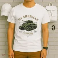 M4 Sherman Ww2 Tank T-Shirt thumb 6