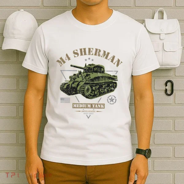 M4 Sherman Ww2 Tank T-Shirt