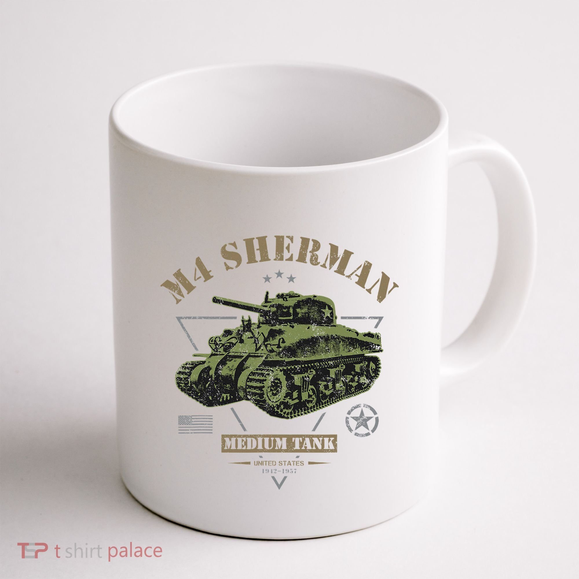 M4 Sherman Ww2 Tank Coffee Mug