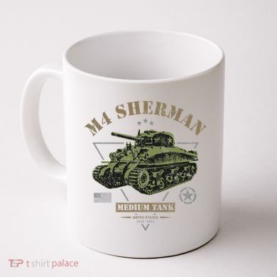 M4 Sherman Ww2 Tank Coffee Mug