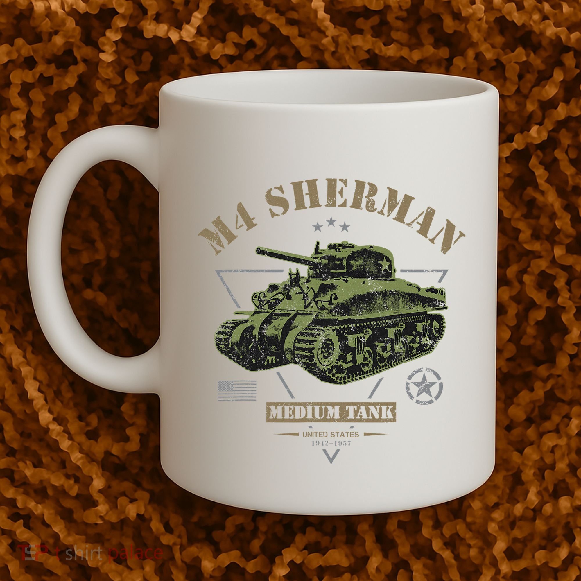 M4 Sherman Ww2 Tank Coffee Mug