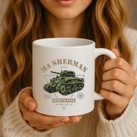 M4 Sherman Ww2 Tank Coffee Mug thumb 3