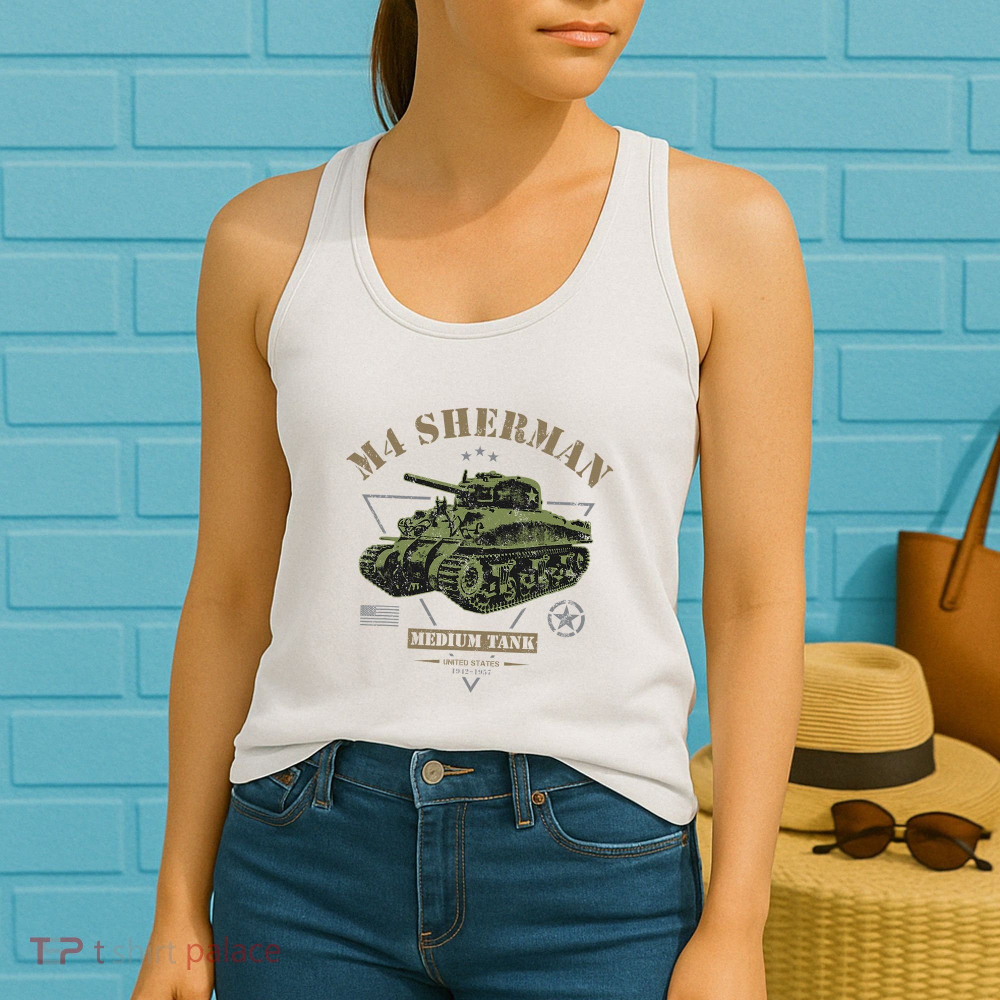 M4 Sherman Ww2 Tank Women's Tank Top
