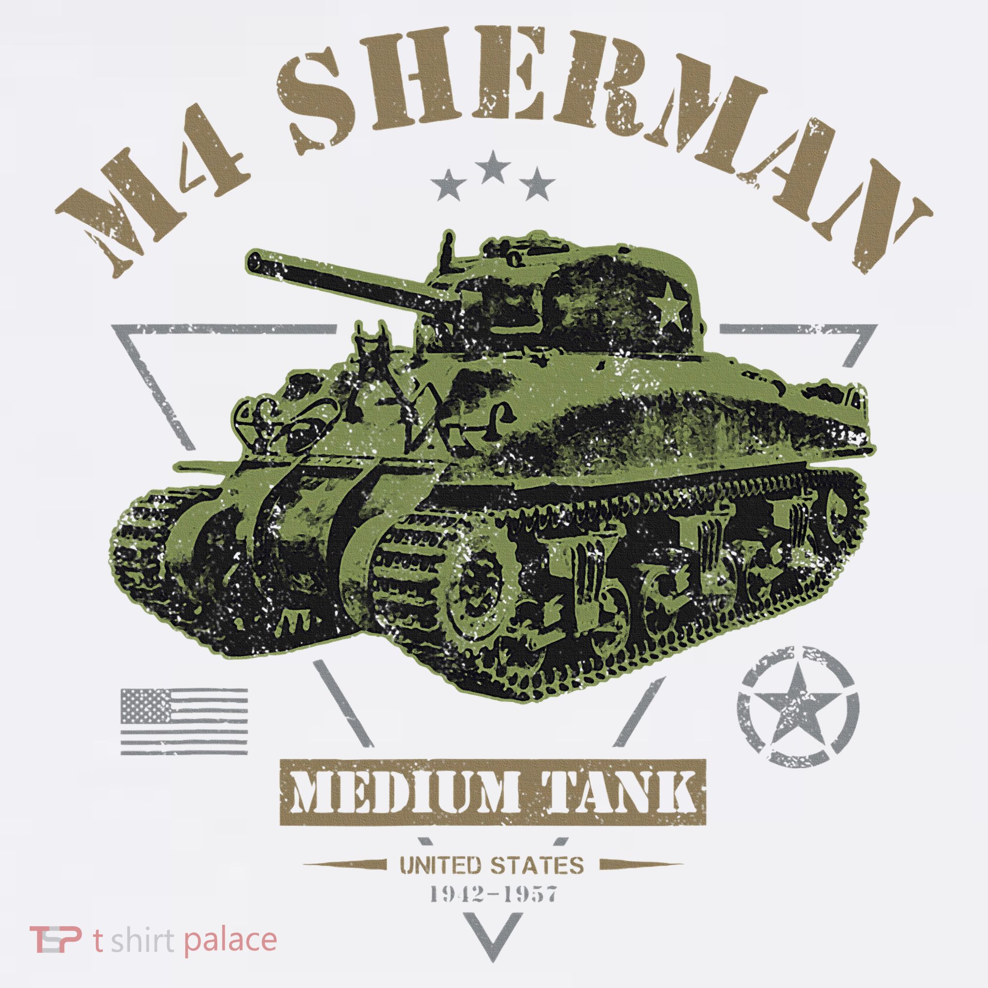 M4 Sherman Ww2 Tank Hat