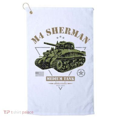 M4 Sherman Ww2 Tank Golf Towel