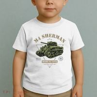 M4 Sherman Ww2 Tank Toddler T-Shirt thumb 2