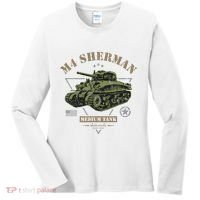 M4 Sherman Ww2 Tank Women's Long Sleeve Shirt thumb 0