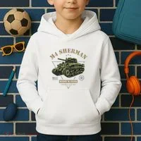 M4 Sherman Ww2 Tank Kids Hoodie thumb 2