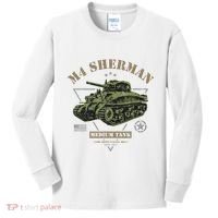 M4 Sherman Ww2 Tank Kids Long Sleeve Shirt thumb 0