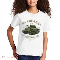 M4 Sherman Ww2 Tank Kids T-Shirt thumb 2