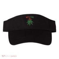 Mistlestoned Shirts Weed Stoner Christmas Gift Marijuana 420 Visor thumb 0
