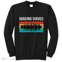 Making Sound Waves Beats Beat Makers Music Producer Sweatshirt thumb 0