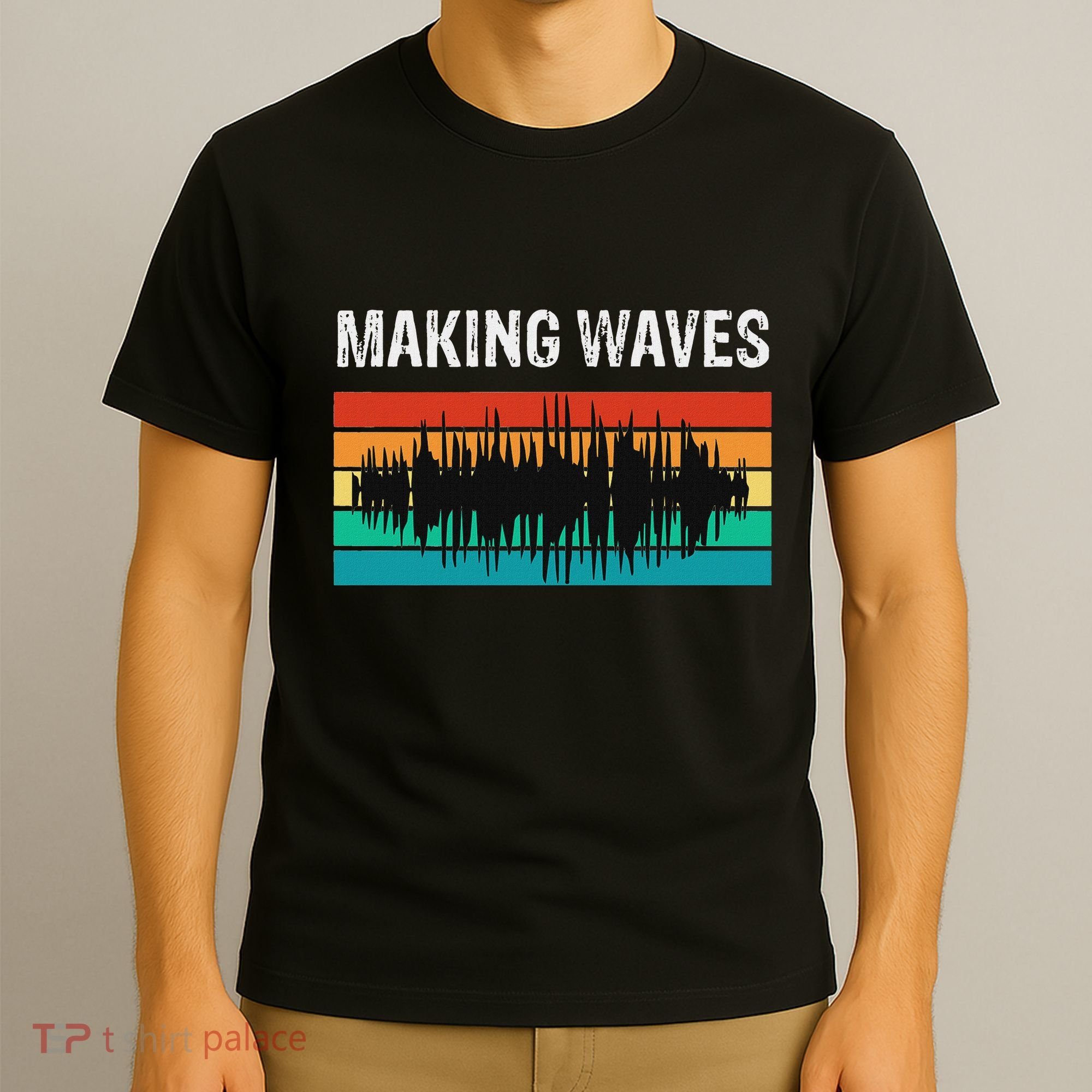 Making Sound Waves Beats Beat Makers Music Producer T-Shirt