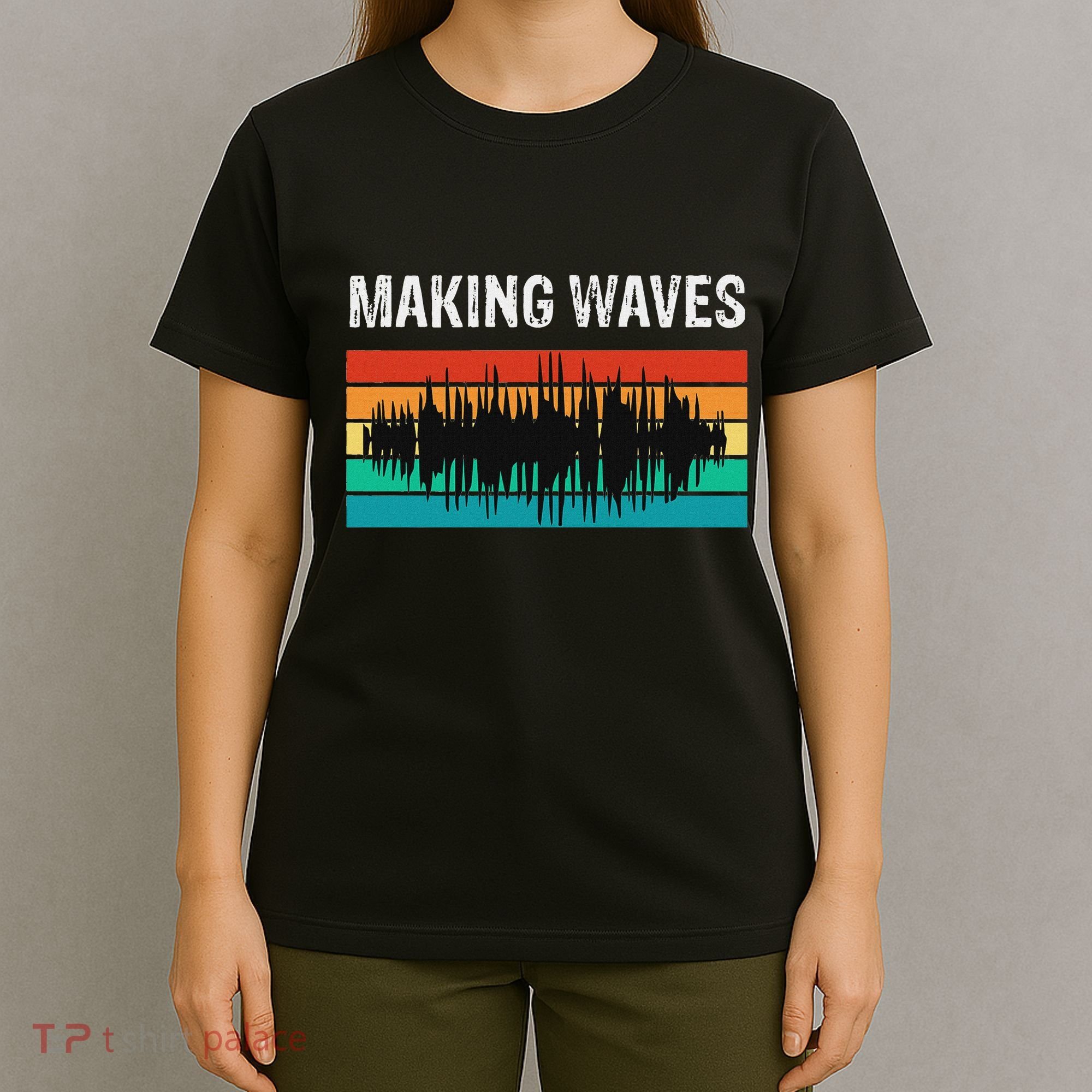 Making Sound Waves Beats Beat Makers Music Producer T-Shirt