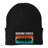 Making Sound Waves Beats Beat Makers Music Producer Beanie thumb 0