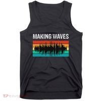Making Sound Waves Beats Beat Makers Music Producer Tank Top thumb 0