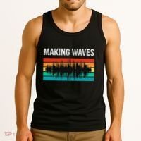 Making Sound Waves Beats Beat Makers Music Producer Tank Top thumb 3