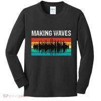 Making Sound Waves Beats Beat Makers Music Producer Kids Long Sleeve Shirt thumb 0