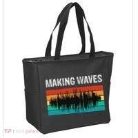 Making Sound Waves Beats Beat Makers Music Producer Tote Bag thumb 2