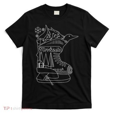 Minnesota State With Hidden Images T-Shirt