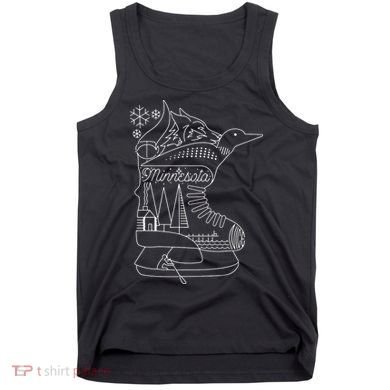 Minnesota State With Hidden Images Tank Top