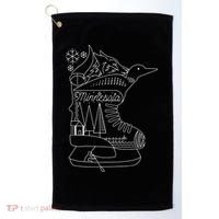 Minnesota State With Hidden Images Golf Towel thumb 0