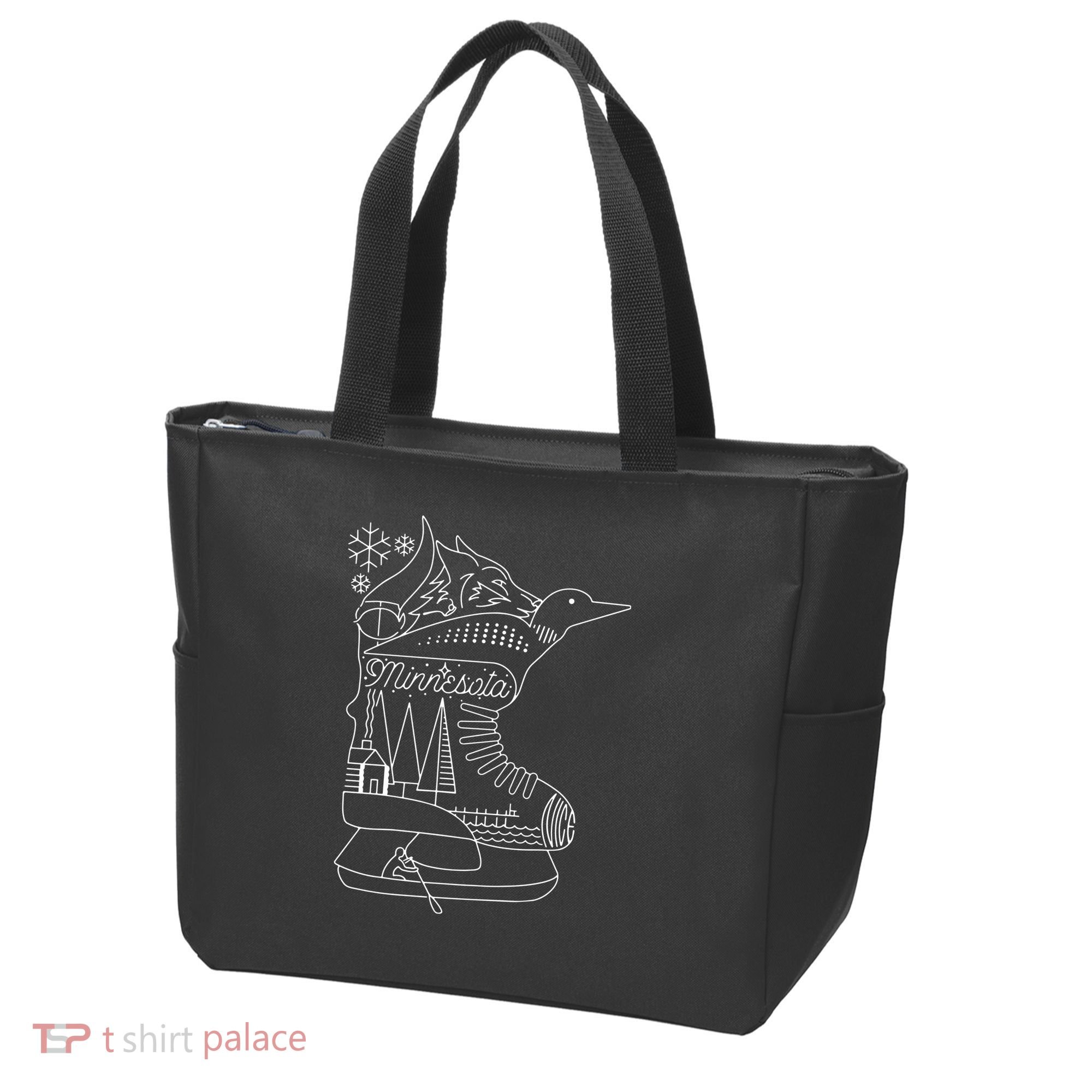Minnesota State With Hidden Images Tote Bag