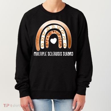 Multiple Sclerosis Warrior Orange Ribbon Ms Day Great Gift Women's Sweatshirt