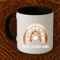 Multiple Sclerosis Warrior Orange Ribbon Ms Day Great Gift Coffee Mug thumb 2