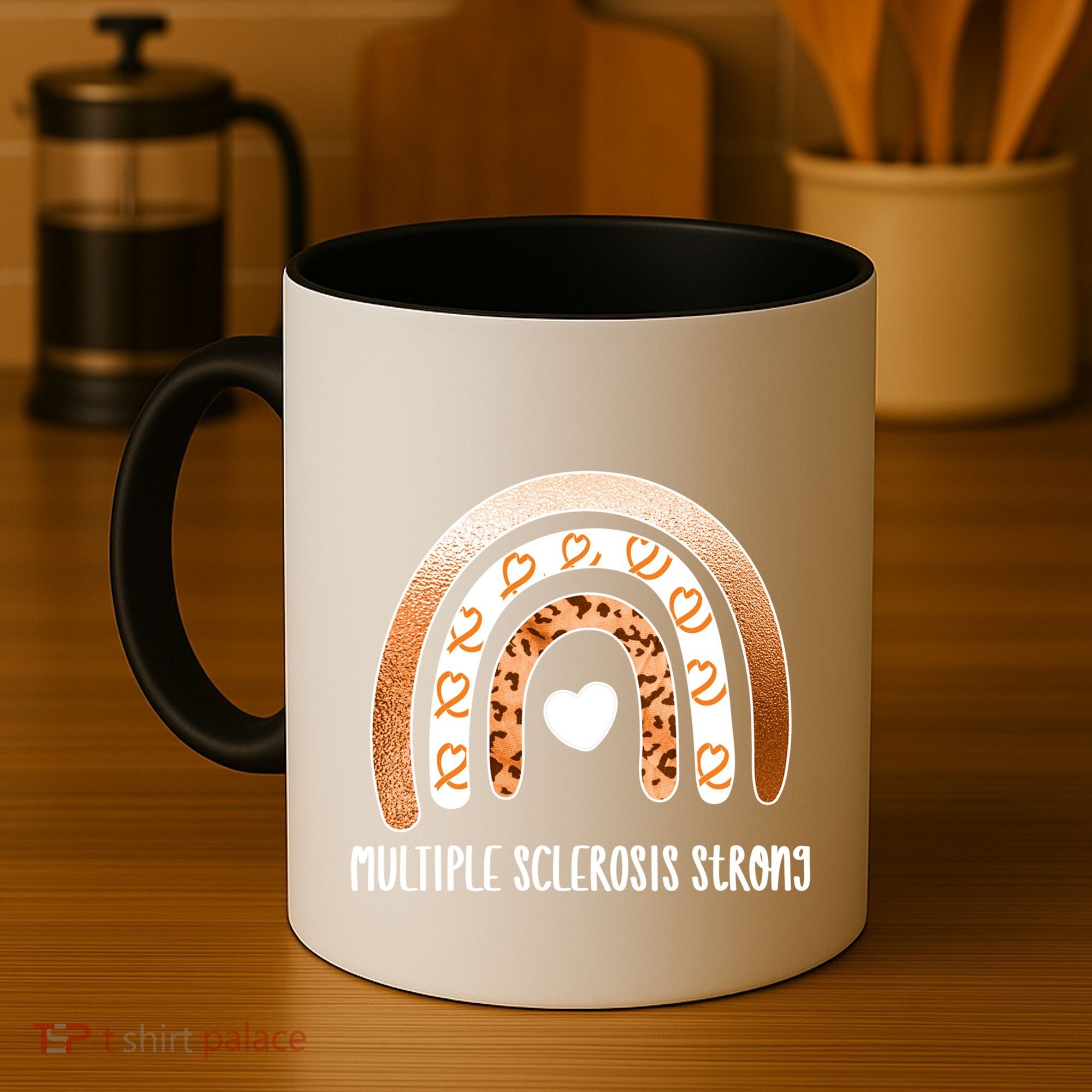 Multiple Sclerosis Warrior Orange Ribbon Ms Day Great Gift Coffee Mug