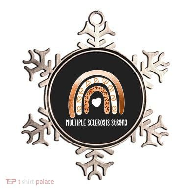 Multiple Sclerosis Warrior Orange Ribbon Ms Day Great Gift Ornament