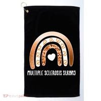 Multiple Sclerosis Warrior Orange Ribbon Ms Day Great Gift Golf Towel thumb 0