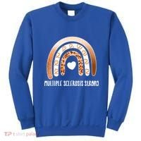 Multiple Sclerosis Warrior Orange Ribbon Ms Day Great Gift Sweatshirt thumb 0