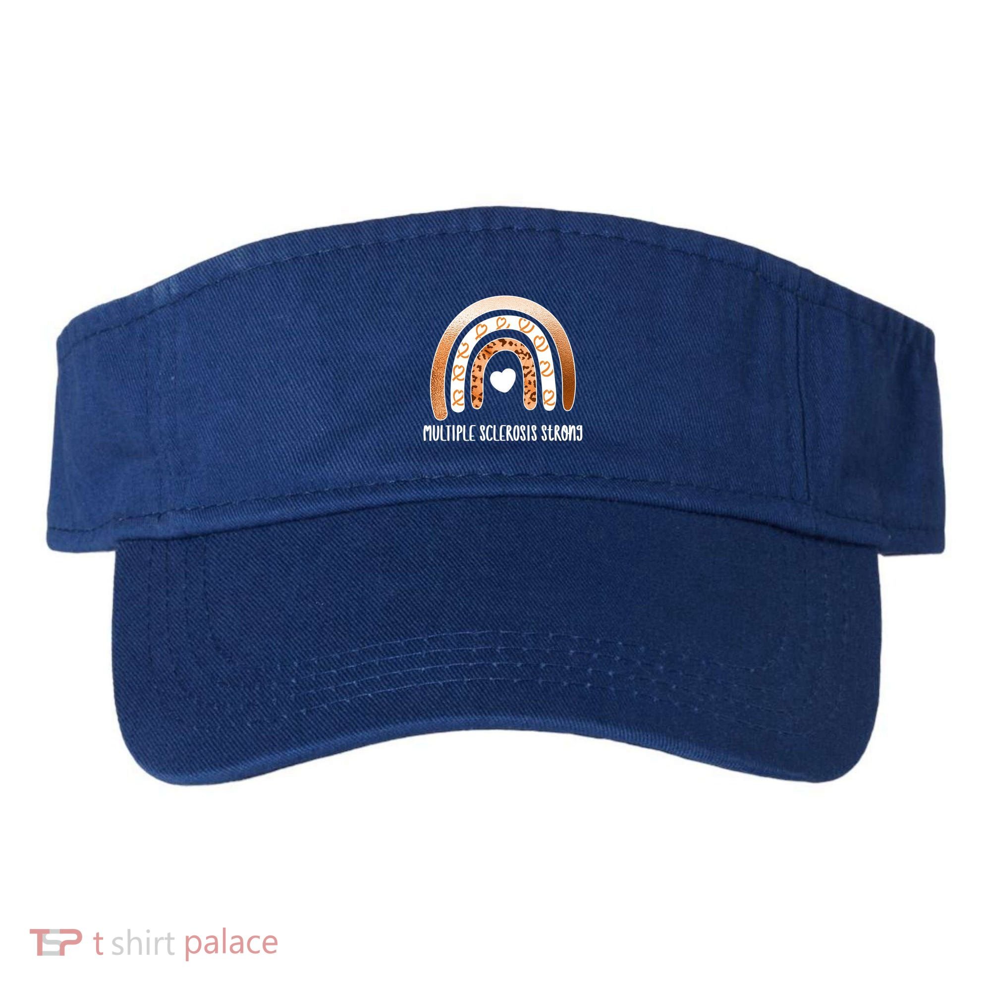 Multiple Sclerosis Warrior Orange Ribbon Ms Day Great Gift Visor