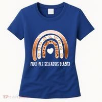 Multiple Sclerosis Warrior Orange Ribbon Ms Day Great Gift Women's T-Shirt thumb 0