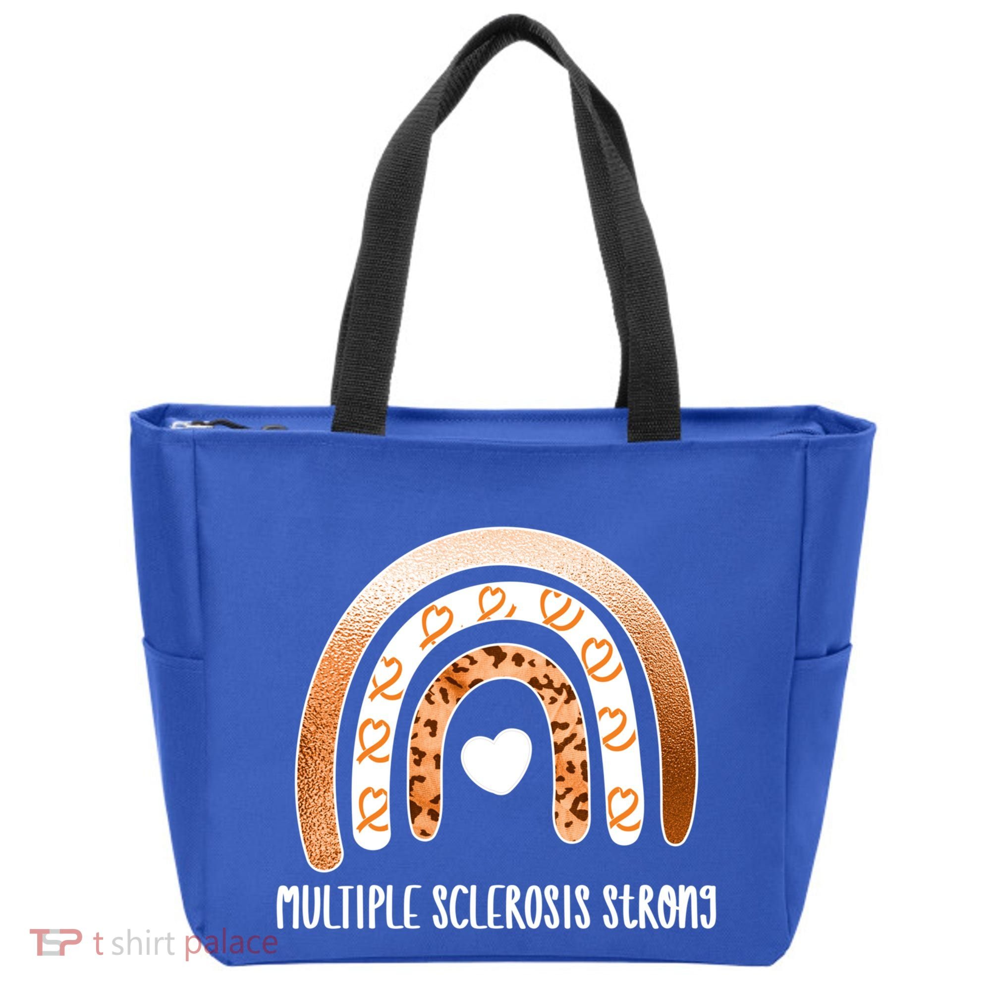 Multiple Sclerosis Warrior Orange Ribbon Ms Day Great Gift Tote Bag