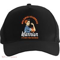 Multiple Sclerosis Warrior Its Not For The Weak MS Five-Panel Snapback Cap thumb 0