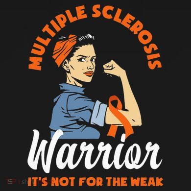 Multiple Sclerosis Warrior Its Not For The Weak MS Tote Bag