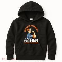 Multiple Sclerosis Warrior Its Not For The Weak MS Kids Hoodie thumb 0